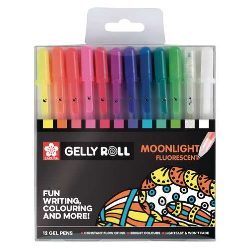 SAKURA | GELLY ROLL Moonlight Gel Pen Set — 10 pens + 2 