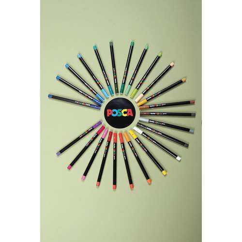 POSCA GIVES ARTISTS MORE CHOICE WITH NEW POSCA PENCILS AND POSCA PASTELS -  uni-ball