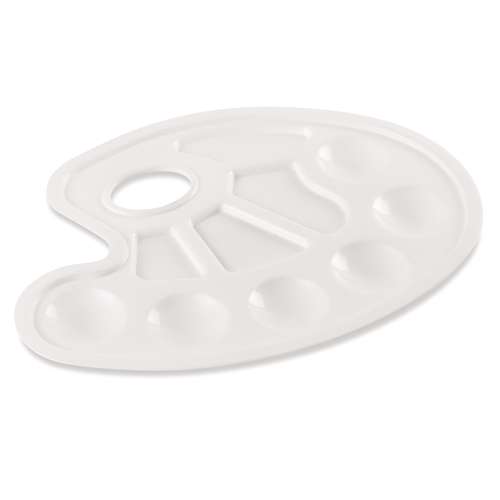 O'color | Oval Plastic Palette — 10 wells 