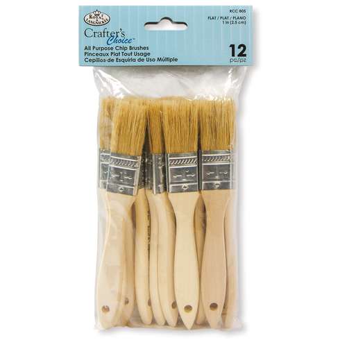 Royal & Langnickel | Crafters Choice Chip Brush Set — 12 x 2.54 cm brushes 
