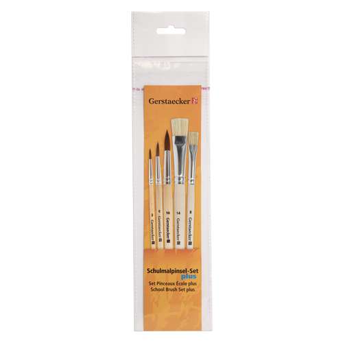 Gerstaecker | School Plus Brush Set — 5 brushes 
