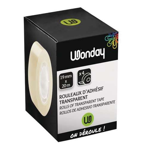 Wonday Transparent Adhesive Tape Pack 