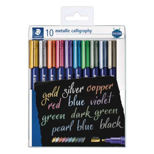 STAEDTLER® | Metallic Calligraphy Marker Set 