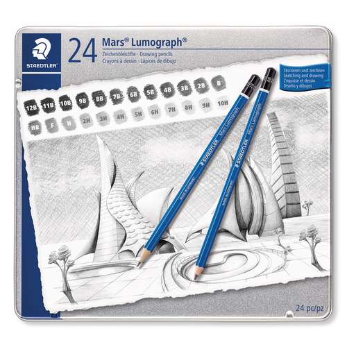 STAEDTLER® | Mars® Lumograph® Pencils — set of 24 