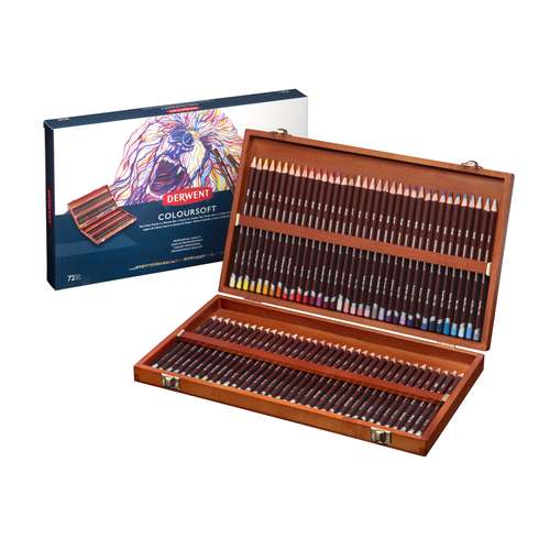 Derwent 72 Coloursoft Pencil Set 