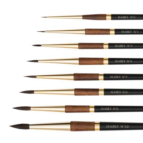 Isabey Watercolour Round Brushes Series 6221 