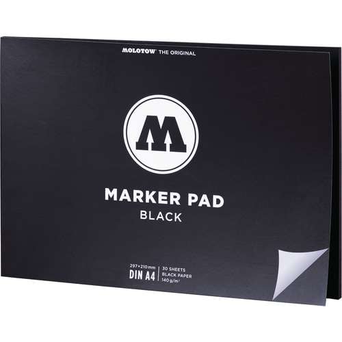 MOLOTOW™ | BLACK MARKER PAD — A4 
