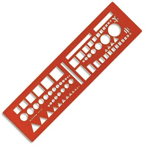 MINERVA | OTAN Template SP No. 46 — transparent orange plastic 