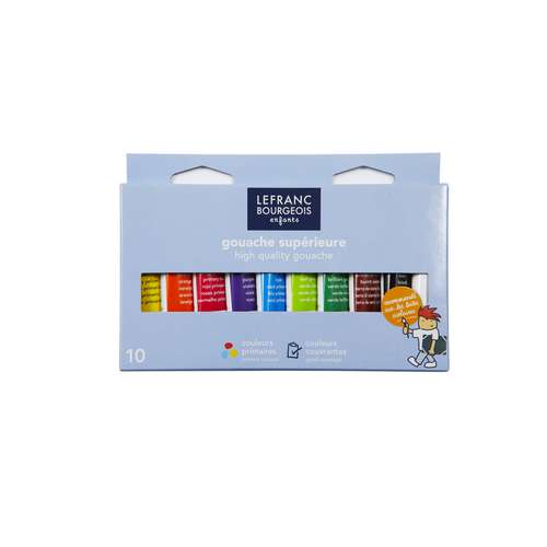 LEFRANC & BOURGEOIS | Gouache set — 10 x 10 ml tubes 