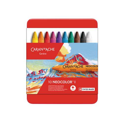 Caran D'Ache Neocolor I Waterproof Wax Pastel Pencil Sets 