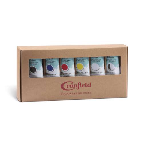 Cranfield™ | Caligo Safe Wash Relief Ink Set — 6 x 75 ml tubes 