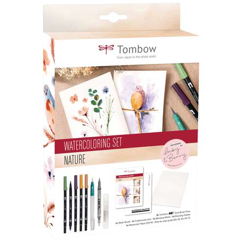 Tombow Watercolouring Sets Nature & Seaside 