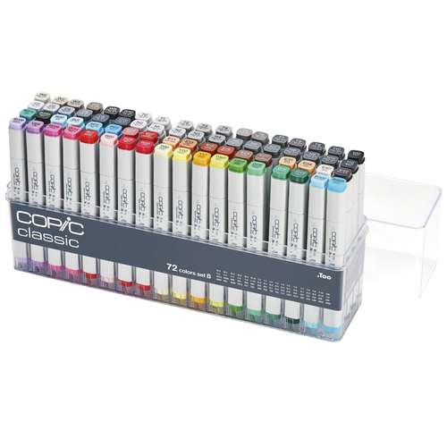 COPIC® | classic marker set B — 72 markers 