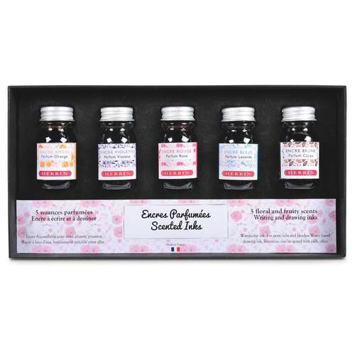 Jacques HERBIN | Scented Inks set — 5 x 10 ml bottles 