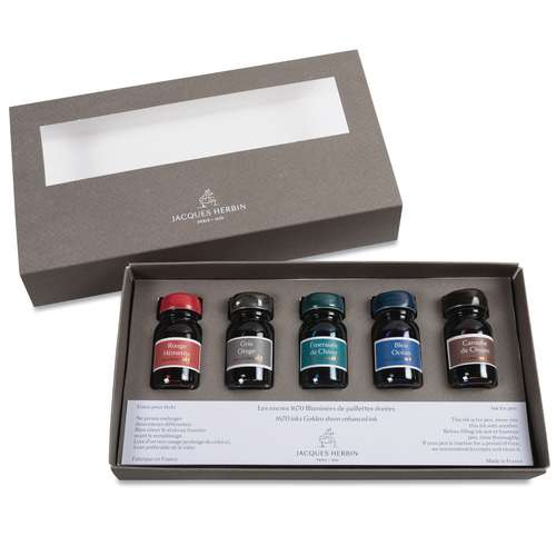 Jacques HERBIN | 1670 Inks Gift set — 5 x 10 ml bottles 