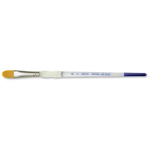 Royal & Langnickel® | SOFT-GRIP™ Filbert Brushes — series SG170 