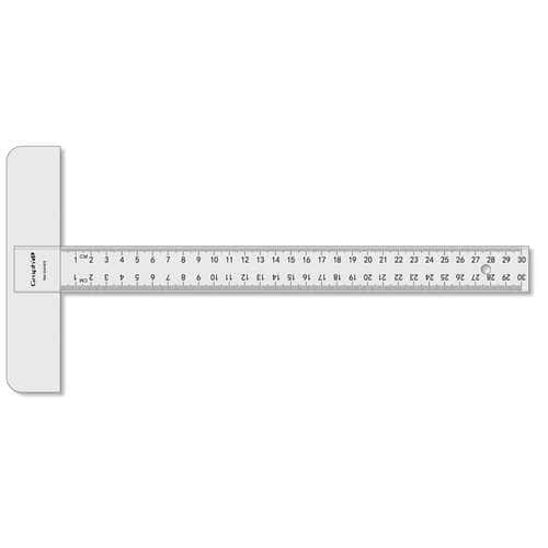 Graph'it | T-Square — clear acrylic 