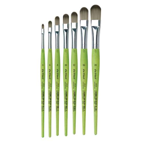 da Vinci FIT Synthetics Series 375 Filbert Brushes 