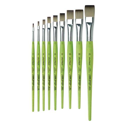 Da Vinci FIT Synthetics Series 374 Flat Brushes 