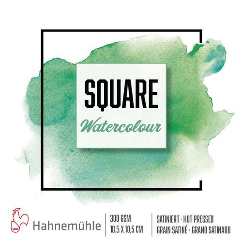 Hahnemühle | SQUARE Watercolour Mini Block — 10.5 cm x 10.5 cm 