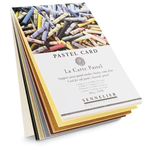 Sennelier La Carte Pastel Paper - Light Grey Mist, 19x25 (Pack of 10)