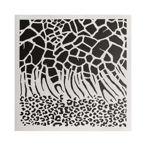 POWERTEX® | Stencil — Giraffe Print 