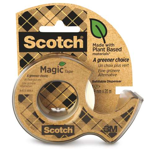 Scotch Greener Magic Tape + Dispenser 