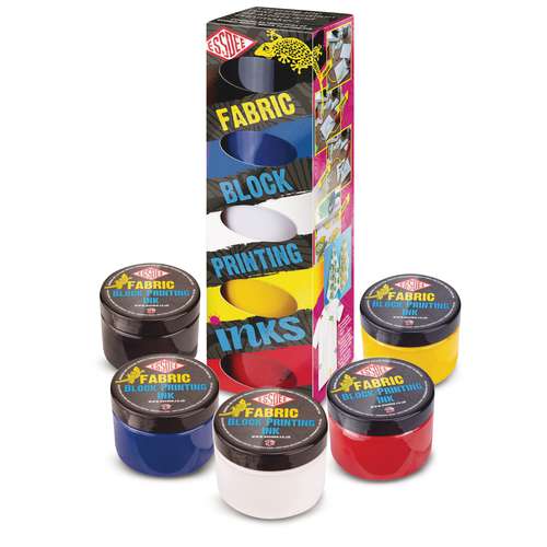 ESSDEE | Fabric Block Printing Ink set — 5 x 150 ml jars 