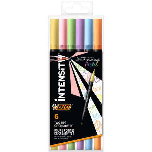 Bic Intensity Dual Tip Pastel Pen Set 