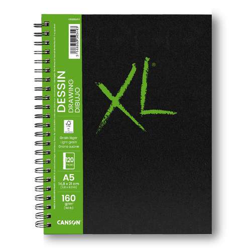 CANSON® | XL® DRAWING Sketchbooks — spiral ○ 160 gsm 