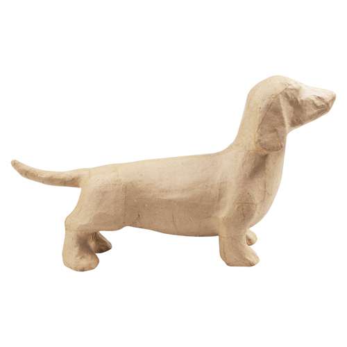 décopatch | papier mâché Dachsund 