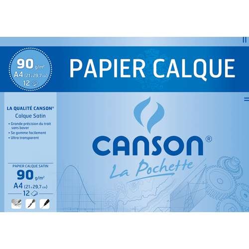 CANSON® | Satin Tracing Paper Pouches — A4 / A3 