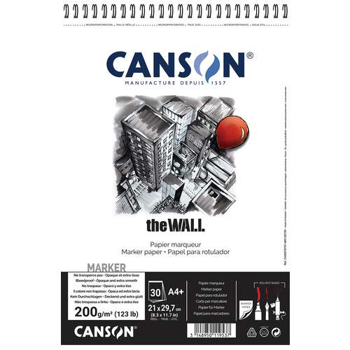 Canson The Wall Spiral Drawing Paper Pads 
