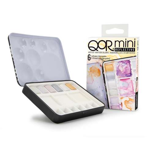 GOLDEN® | QoR® Mini REFLECTIVE Watercolours — set of 6 