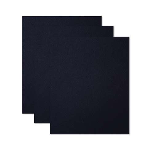 Recycled Black Paper — pack of 100 sheets 