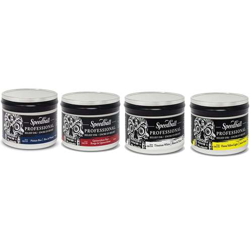 Speedball® | Professional® Relief Ink — set of 4 