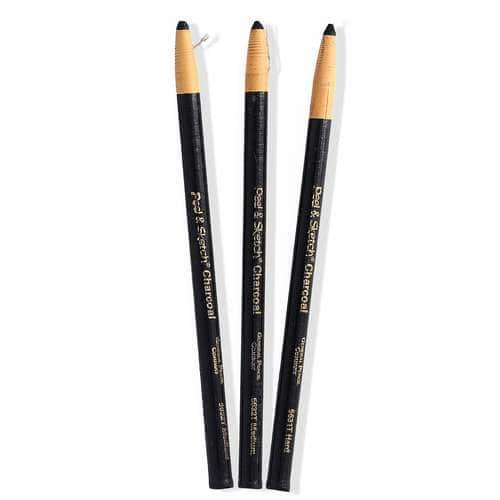 Peel & Sketch Charcoal Pencils 3/Pkg