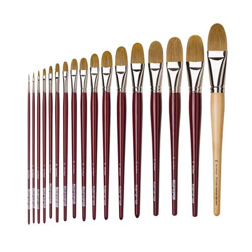 da Vinci | Ox Hair Filbert brushes — series 1865 