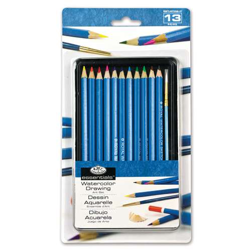 Royal & Langnickel® | essentials™ Watercolour Pencil Art Set — 12 items 