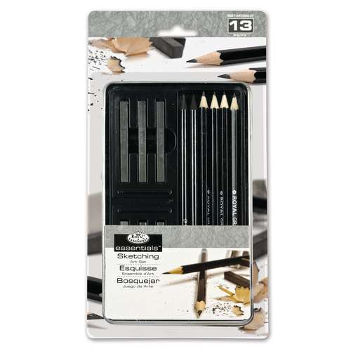 Royal & Langnickel® | essentials™ Graphite Sketching Art Set 2502 — 12 item 
