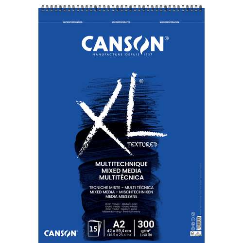 Canson XL Fluid Mixed Media Pad 9x12 30 Sheets