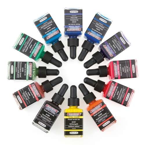 Product image 2 of the product “Schmincke | AERO COLOR® Professional Total Cover Airbrush colours — 28 ml pipette bottles”