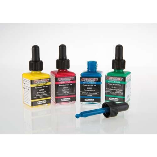 Product image 8 of the product “Schmincke | AERO COLOR® Professional Total Cover Airbrush colours — 28 ml pipette bottles”