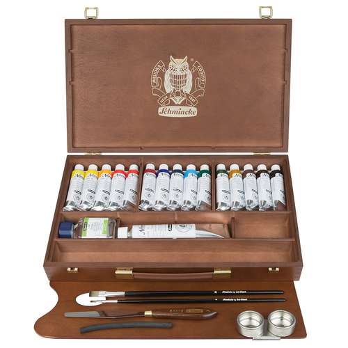 Schmincke | Norma Professional Oil Paint & Accessories Set — 15 x 35 ml tubes 