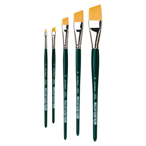 da Vinci Nova Series 1373 Synthetic Slant-Edged Brushes 