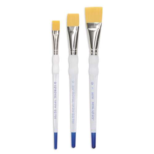 Royal & Langnickel® | SOFT-GRIP™ Glaze Wash Brushes — series SG700 