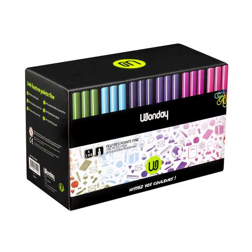 Wonday® | Fine Tip Felt Pens — set of 144 