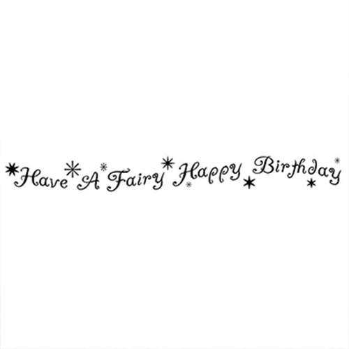 Lavinia Stamps | Fairy Happy Birthday — 6.5 cm x 1 cm 