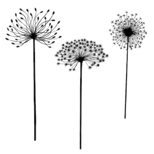 Lavinia Stamps | Dandelions — 8 cm x 9 cm 