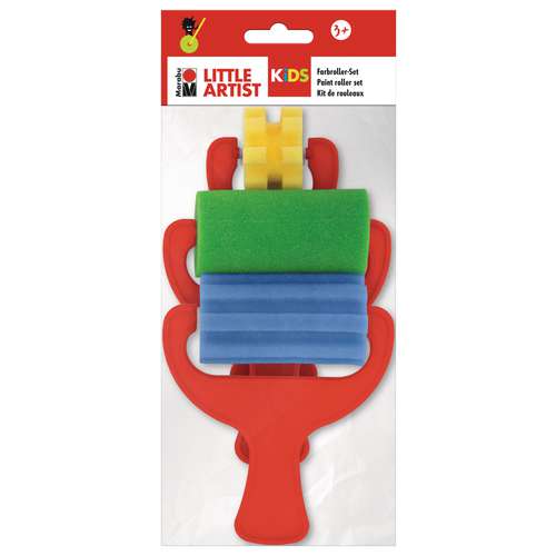 Marabu | KiDS LITTLE ARTIST Paint Roller Set — 3 rollers 